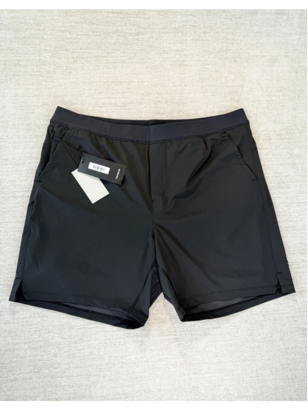 Men’s Public Rec Flex Shorts Lined 7.5 Inseam 42 Black Gym Active Athletic NWT